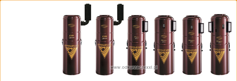specyfikacja odkurzaczy cyclovac